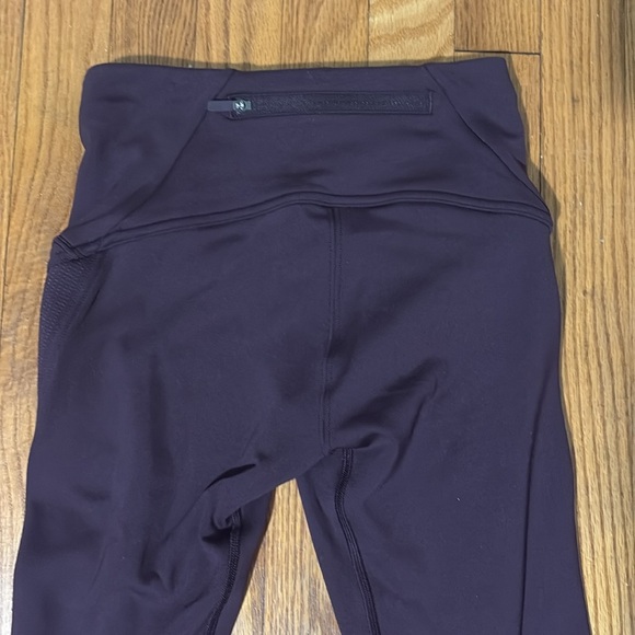 Lululemon Fast As Fleece Tight 28" Purple size 2 Running Reflective - Picture 7 of 8